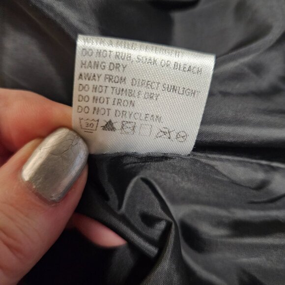 Faux Leather Jacket With Embroidery - Picture 16 of 16